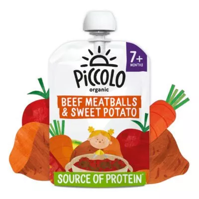 Piccolo Sweet Potato & Beef Meatballs