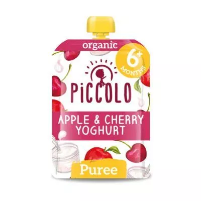Piccolo Piccolo Organic Apple & Cherry Yoghurt