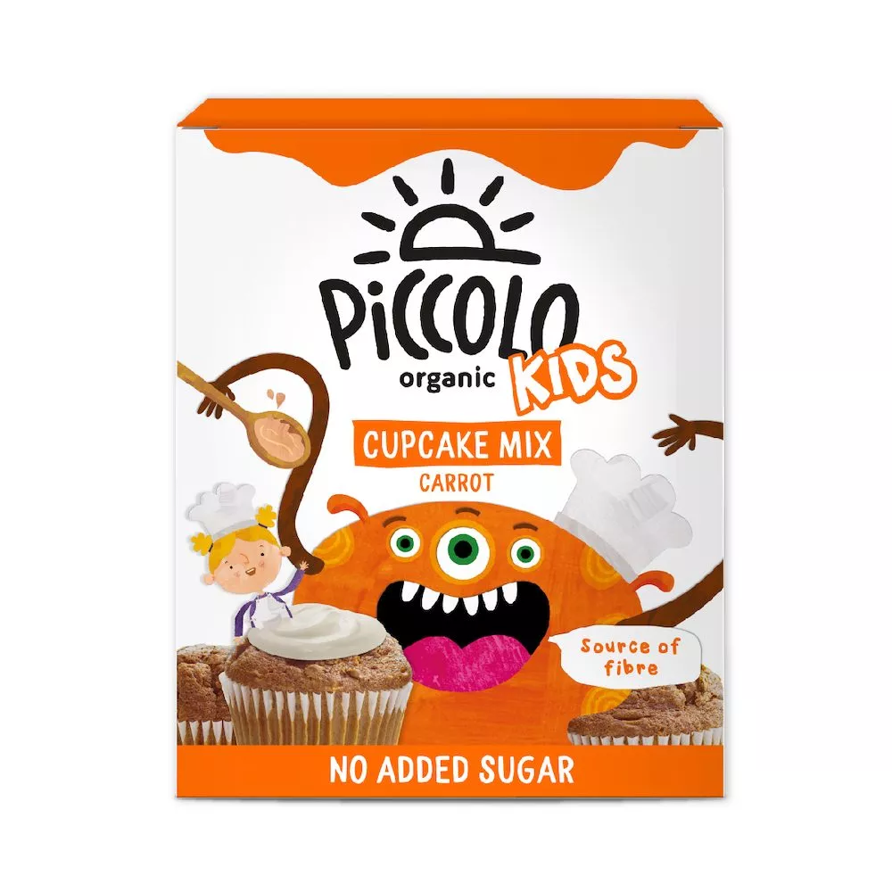 Piccolo Organic Kids Carrot Cake Cupcake Mix 250g (3yrs+)