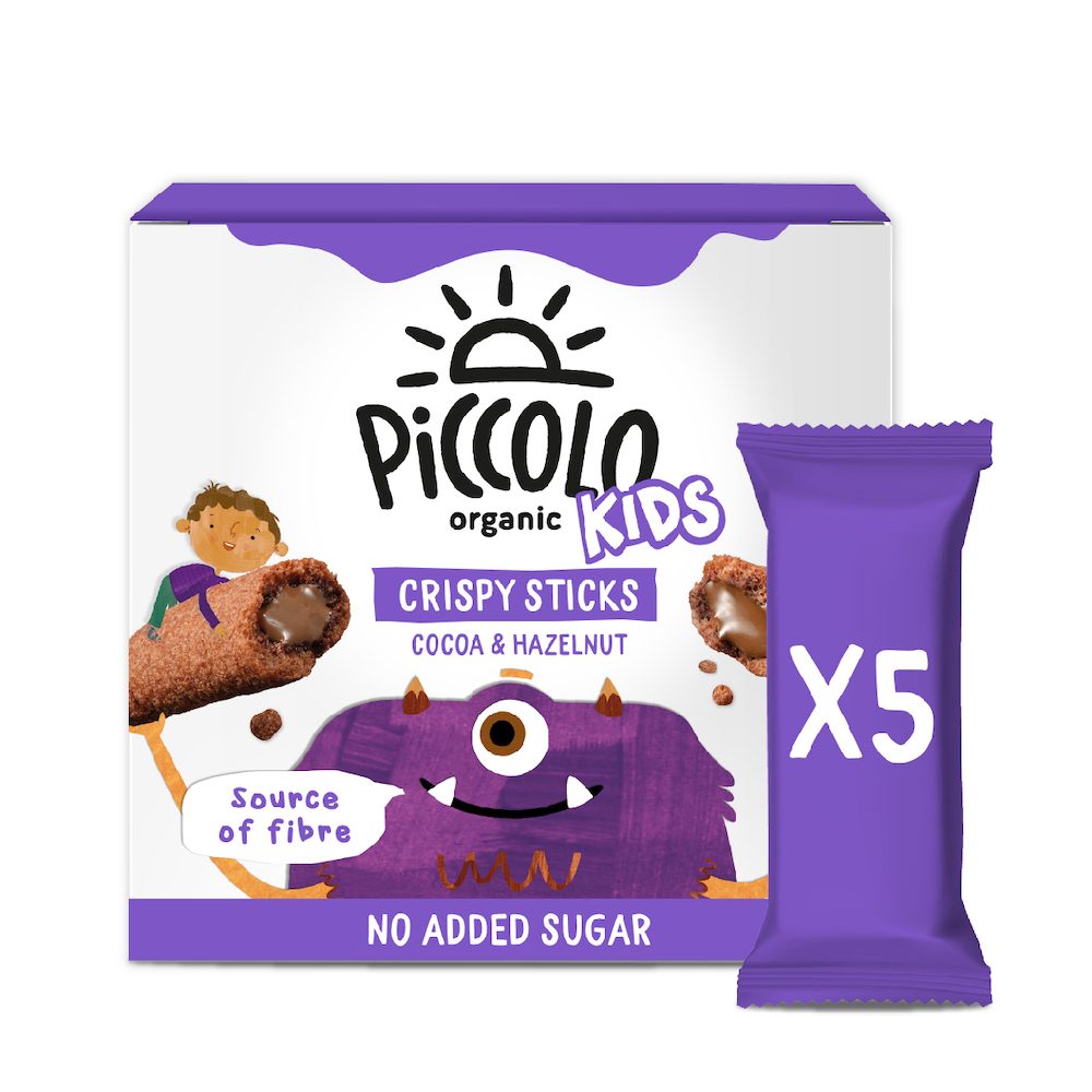 Piccolo Organic Kids Cocoa & Hazelnut Crispy Sticks 5x25g