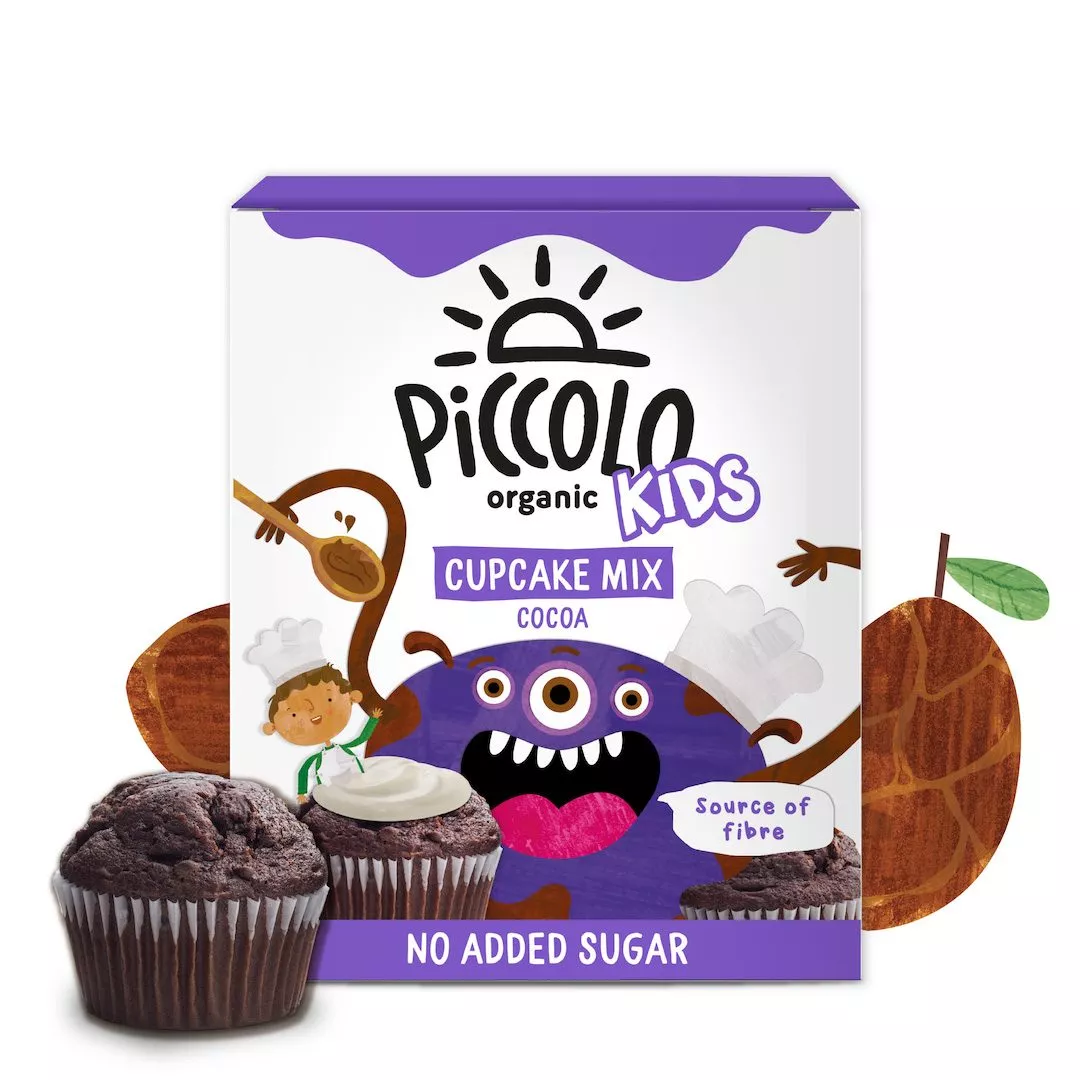 Piccolo Organic Kids Chocolate Cupcake Mix 250g (3yrs+)