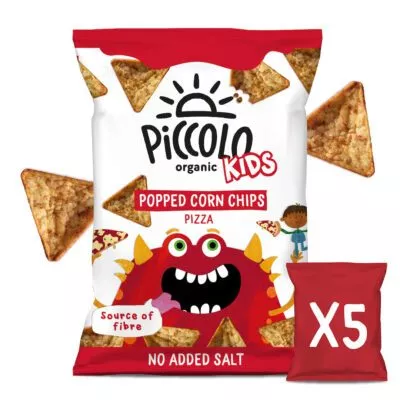 Piccolo Organic Kids Pizza Popped Corn Chips 5x20g (3yrs+)